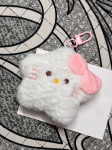 Cute Fluffy Star Shaped Keychain