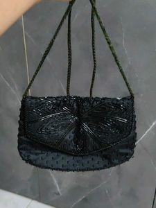 Elegant Beaded Clutch Bag