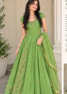 Embroidered Anarkali suit