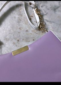 White And Lilac Bag
