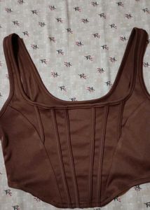 Meshki Delaney Corset Crop Top
