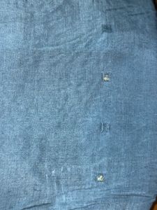Blue Embroidered Saree