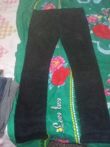 Men's Yellow Shirt and Black Pants Set