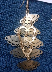 Golden Party Earrings
