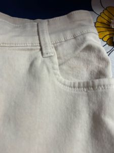 Cream Corduroy Pants