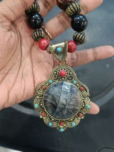 Bohemian Style Beaded Necklace