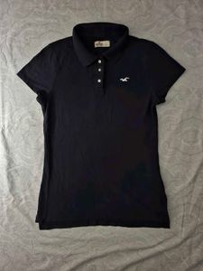 Hollister Black Polo Shirt