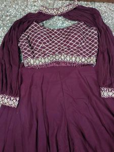 Embellished Designer Blouse with sharara
