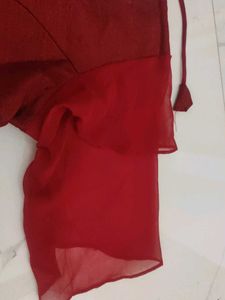Elegant Maroon Blouse