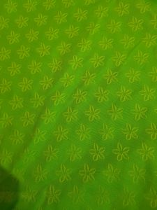 Parrot Green Saree