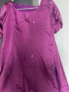 Elegant Purple Kurta Set with Dupatta