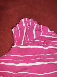 Pink Striped Top
