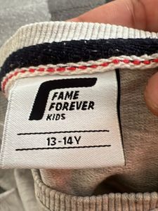 Fame forever sweatshirt -13-14 years grey