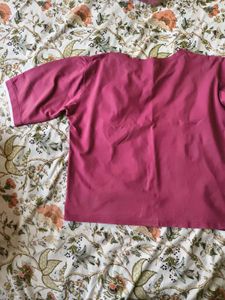 Cute Flower Applique T-Shirt