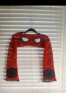 Handmade Spider-Man Crocheted Top