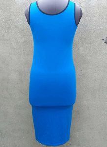 Blue Tank Bodycon Dress
