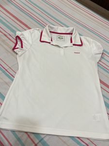 Reebok White Polo Shirt Size XL