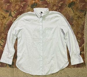 Linen Sky Blue H&M shirt