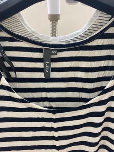 Classic Navy &amp; White Striped Top
