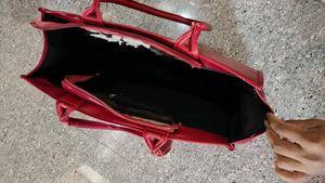 Chic Red Handbag