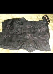 Designer Black Embellished Blouse