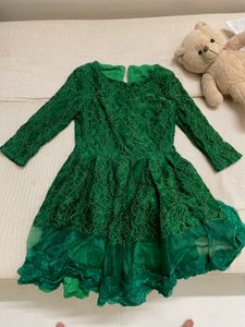 pretty bottle green midi