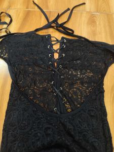 Elegant Black Lace Jumpsuit