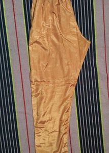 Embroidered Orange Kurta set