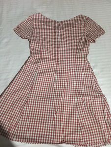 Red Gingham Mini Dress