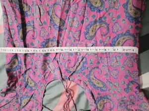 Vibrant Paisley Print kurta