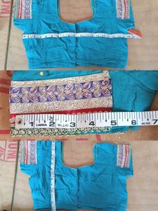 Royal Teal green Saree &amp; Blouse Set