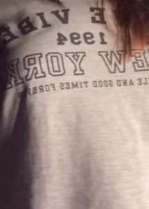 New York Graphic Crop Top
