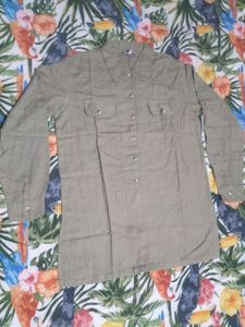 Olive Green Long Sleeve Shirt