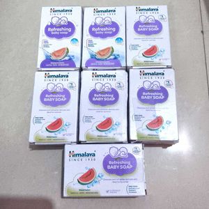 COMBO of 7 Himalaya Refreshing Baby Soap, 75g EACH