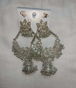 Stunning Oxidized Jhumka Earrings