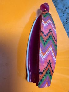 Vibrant Patterned Banana Clip
