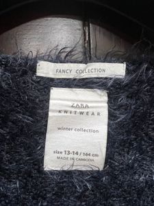 Zara Fuzzy Knit Cardigan