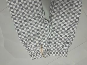 Checkered Casual Pants