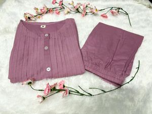Embroidered floral Co-ord set