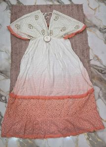 Elegant Ombre Boho Dress