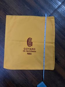 Goyard Dust Bag - Mustard Yellow