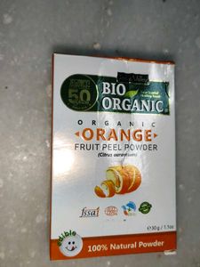 Bio Organic Orange Fruit Peel Powder
