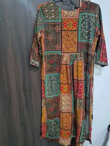 Bohemian Patchwork Print Kurta