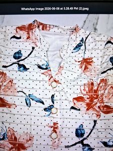Floral Print Kurta