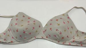 Cute Palm Tree Print Bra -38DD