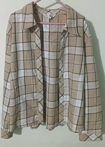 Casual Plaid Button-Up Shirt