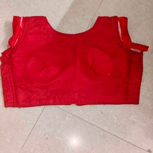 Red &amp; Cream Lehenga Choli