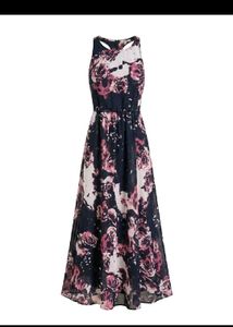 Sleeveless Floral Maxi Dress
