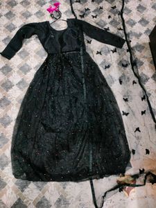 Shining🌟StichedBlack Lehanga Choli Set