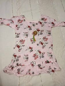 Cute Floral Girls Clothing Set